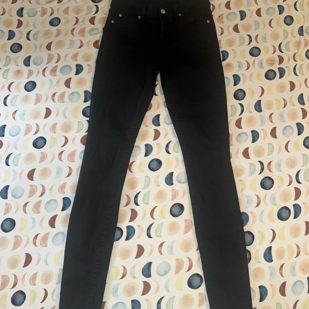 7 For All Mankind Skinny Jeans - Black
